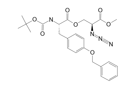 METHYL-(2S,2'S)-2-AZIDO-3-(O-BENZYL-N-BOC-TYROSYLOXY)-PROPIONATE