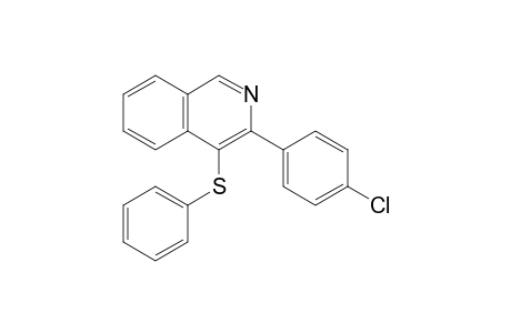 3-(4-Chlorophenyl)-4-(phenylthio)isoquinoline