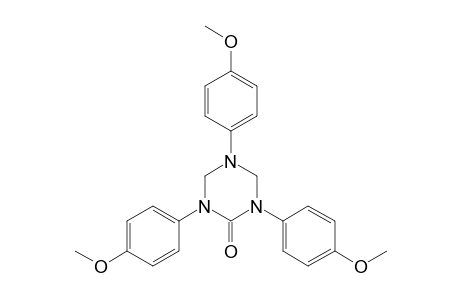 1,3,5-tris(4-methoxyphenyl)-1,3,5-triazinan-2-one