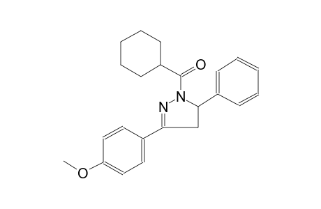 1-(cyclohexylcarbonyl)-3-(4-methoxyphenyl)-5-phenyl-4,5-dihydro-1H-pyrazole