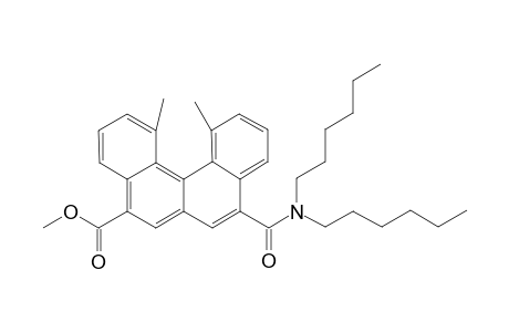 (p)-N,N-Dihexyl-8-methoxycarbonyl-1,12-dimethylbenzo[c]phenanthrene-5,8-diamide