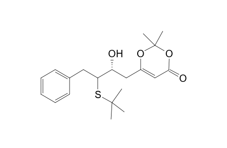 6-((2R,3S)-3-tert-Butylsulfanyl-2-hydroxy-4-phenyl-butyl)-2,2-dimethyl-[1,3]dioxin-4-one
