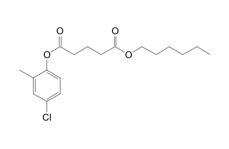 Glutaric acid, hexyl 2-methyl-4-chlorophenyl ester