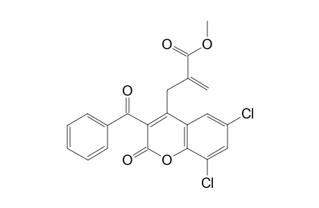 Methyl 2-[(3-Benzoyl-6,8-dichloro-2-oxo-2H-chromen-4-yl)methyl]-acrylate