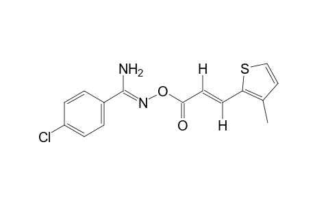 trans-p-chloro-O-[3-(3-methyl-2-thienyl)acryloyl]benzamidoxime