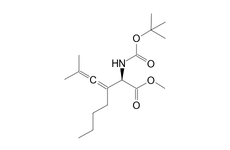 (R)-2-tert-Butoxycarbonylamino-3-(2-methyl-propenylidene)-heptanoic acid methyl ester