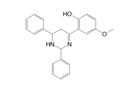 2-(2,6-Diphenyl-1,2,5,6-tetrahydropyrimidin-4-yl)-4-methoxyphenol