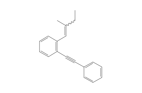 1-(2-Methylbut-1-en-1-yl)-2-(phenylethynyl)benzene