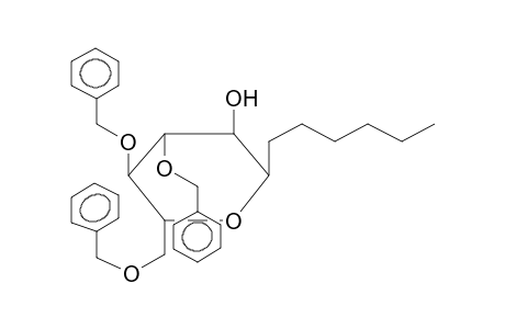 1-DEOXY-1-C-HEXYL-3,4,6-TRI-O-BENZYL-ALPHA-D-GLUCOPYRANOSE