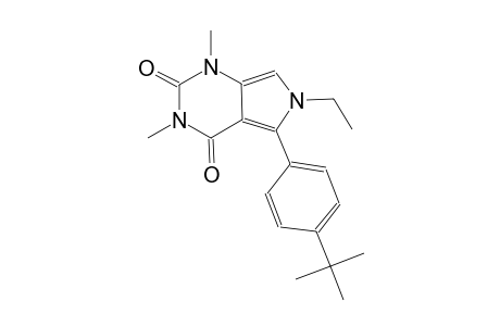 5-(4-tert-butylphenyl)-6-ethyl-1,3-dimethyl-1H-pyrrolo[3,4-d]pyrimidine-2,4(3H,6H)-dione