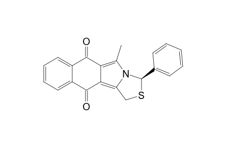 (R)-10-Methyl-1-phenyl-3H-2-thia-10a-aza-pentaleno[1,2-b]naphthalene-4,9-dione