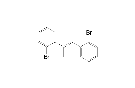 Benzene, 1,1'-(1,2-dimethyl-1,2-ethenediyl)bis[2-bromo-, (E)-