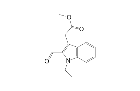 1H-Indole-3-acetic acid, 1-ethyl-2-formyl-, methyl ester