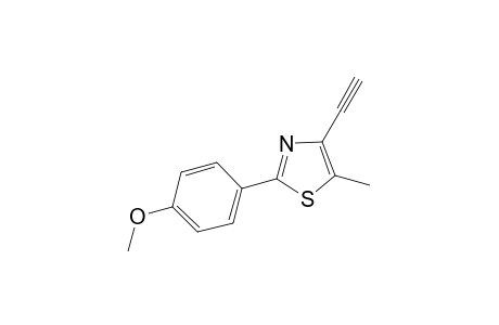 4-ethynyl-2-(4-methoxyphenyl)-5-methyl-thiazole