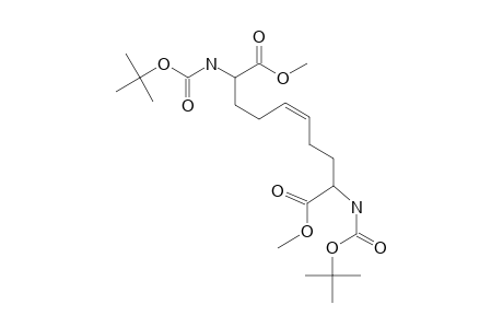 DIMETHYL-CIS-2,9-BIS-(TERT.-BUTOXYCARBONYLAMINO)-DEC-5-ENEDIOATE