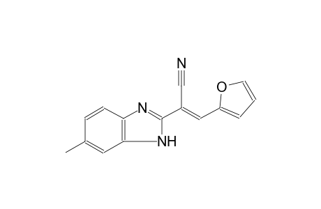 1H-benzimidazole-2-acetonitrile, alpha-(2-furanylmethylene)-6-methyl-
