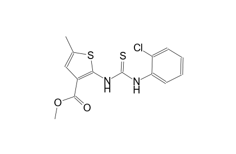 methyl 2-{[(2-chloroanilino)carbothioyl]amino}-5-methyl-3-thiophenecarboxylate