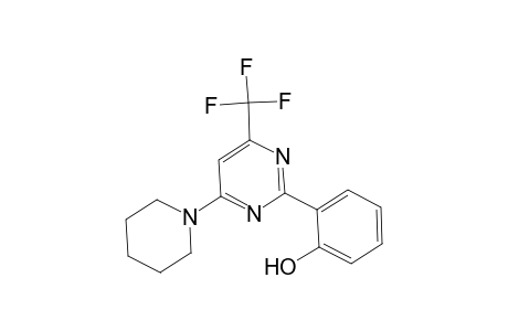 2-(2-Hydroxyphenyl)-4-piperidino-6-trifluoromethylpyrimidine