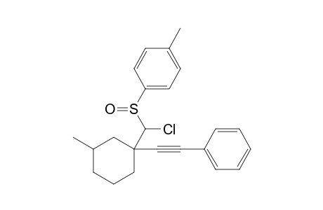 1-[Chloro(p-tolylsulfinyl)methyl]-3-methyl-1-phenylethynylcyclohexane