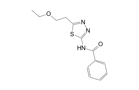 N-[5-(2-ethoxyethyl)-1,3,4-thiadiazol-2-yl]benzamide