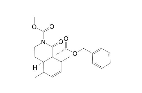 (4aR,8aR)-1-keto-5,8-dimethyl-4,4a,5,8-tetrahydro-3H-isoquinoline-2,8a-dicarboxylic acid O8a-benzyl ester O2-methyl ester