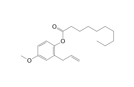 2-allyl-4-methoxyphenyl decanoate