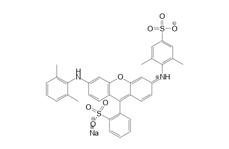 2,6-Dimethyl-6--[(2,6-dimethylphenyl)amino]-9-(2-sulfophenyl)-8a,10a-dihydro-3H-xanthen-3-ylidene]-4-sulfobenzenaminium, sodium salt