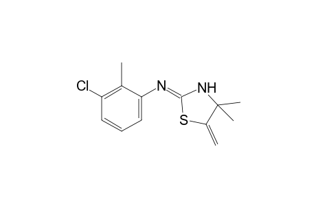 2-[(3-chloro-o-tolyl)imino]-4,4-dimethyl-5-methylenethiazolidine