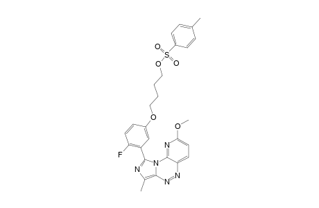 4-(4-FLUORO-3-(2-METHOXY-7-METHYLIMIDAZO-[5,1-C]-PYRIDO-[2,3-E]-[1,2,4]-TRIAZINE-9-YL)-PHENOXY)-BUTYL-4-METHYLBENZENESULFONATE