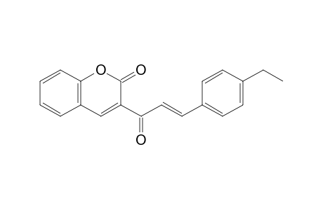 3-(3-(4-Ethylphenyl)acryloyl)-2H-chromen-2-one