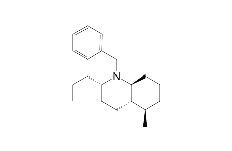 rac-(2S,4aS,5R,8aS)-1-Benzyl-5-methyl-2-propyl-decahydroquinoline