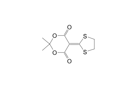 5-(1,3-dithiolan-2-ylidene)-2,2-dimethyl-1,3-dioxane-4,6-dione