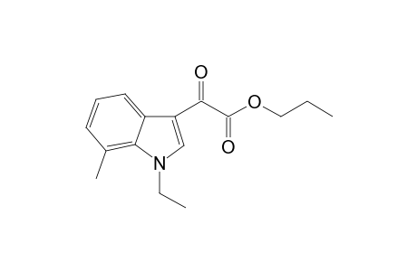 Propyl N-ethyl-7-methyl-indol-3-yl-glyoxalate
