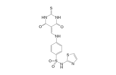 4-{[(4,6-Dioxo-2-thioxotetrahydropyrimidin-5(2H)-ylidene)methyl]amino}-N-(1,3-thiazol-2-yl)benzenesulfonamide