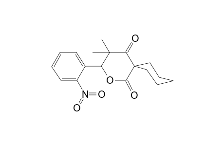 4,4-Dimethyl-3-(2-nitrophenyl)-2-oxaspiro[5.5]undecane-1,5-dione