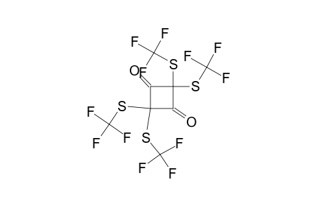 2,2,4,4-tetrakis(trifluoromethylsulphanyl)-1,3-cyclobutanedione