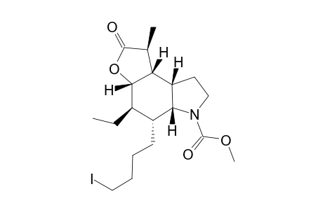 Methyl 4-(4-iodobutyl)-5-ethyl-7-oxo-8-methylfurano[4,5-e]indole-3-carboxylate