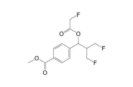 methyl 4-[3-fluoro-1-(2-fluoroacetyl)oxy-2-(fluoromethyl)propyl]benzoate