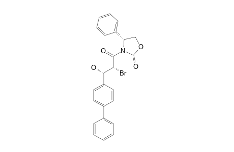 N-[2'-BROMO-3'-HYDROXY-3'-(PARA-BIPHENYL)-1'-OXOPROPYL]-4-PHENYL-2-OXAZOLIDINONE