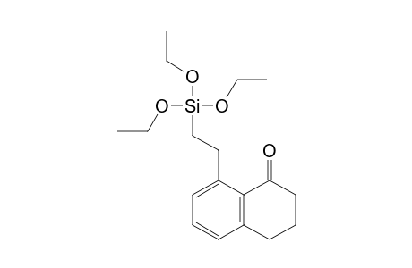 8-[2-(triethoxysilyl)ethyl]-.alpha.-tetralone