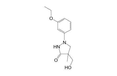 3-Pyrazolidinone, 1-(3-ethoxyphenyl)-4-(hydroxymethyl)-4-methyl-