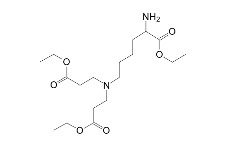 Lysine, N6,N6-bis(3-ethoxy-3-oxopropyl)-, ethyl ester