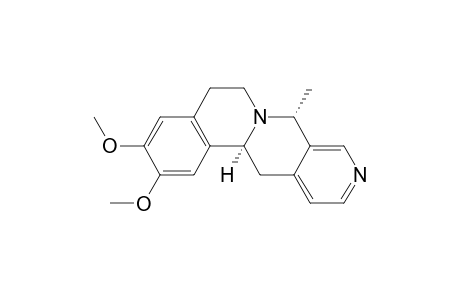 (8S*,13aS*)-5,6-13,13a-tetrahydro-2,3-dimethoxy-8-methyl-8H-isoquino[2,1-b][2,7]naphthyridine