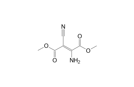Dimethyl 2-cyano-3-aminobut-2-ene-1,4-dioate