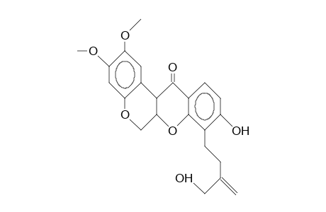 (6AS, 12aS)-5'-hydroxy-rot-3'-enonic acid