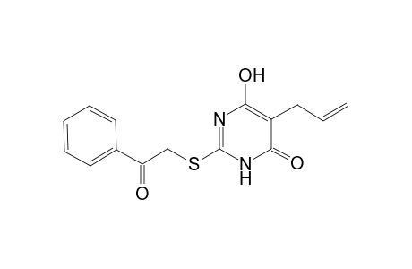 5-Allyl-6-hydroxy-2-(2-oxo-2-phenyl-ethylsulfanyl)-3H-pyrimidin-4-one