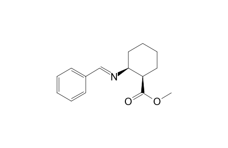 Cyclohexanecarboxylic acid, 2-[(phenylmethylene)amino]-, methyl ester, cis-(.+-.)-