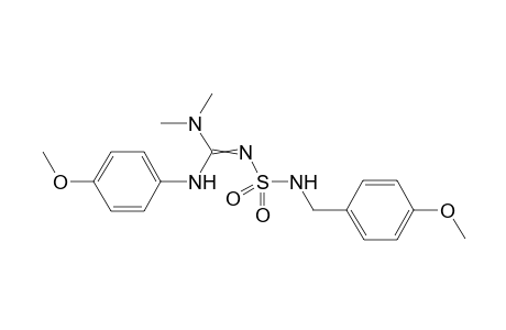 1,1-Dimethyl-3-(4-methoxyphenyl)-2-(methyl-4-methoxysulfamoyl)-guanidine