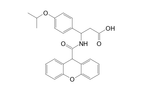 3-(4-isopropoxyphenyl)-3-(9H-xanthene-9-carbonylamino)propanoic acid