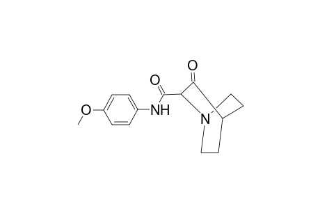 2-Quinuclidinecarbox-p-anisidide, 3-oxo-